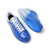 Hand-Painted Customized Sneakers for Women by Apollo Moda | Color Wave Duo Dynamic