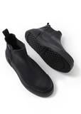 Avalon Onyx Chelsea boot in matte black by Apollo Moda, view 4