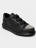 Luiz X Midnight Majesty slip-on sneaker in black by Apollo Moda