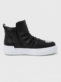 Luka Contrast ankle boot in black by Apollo Moda