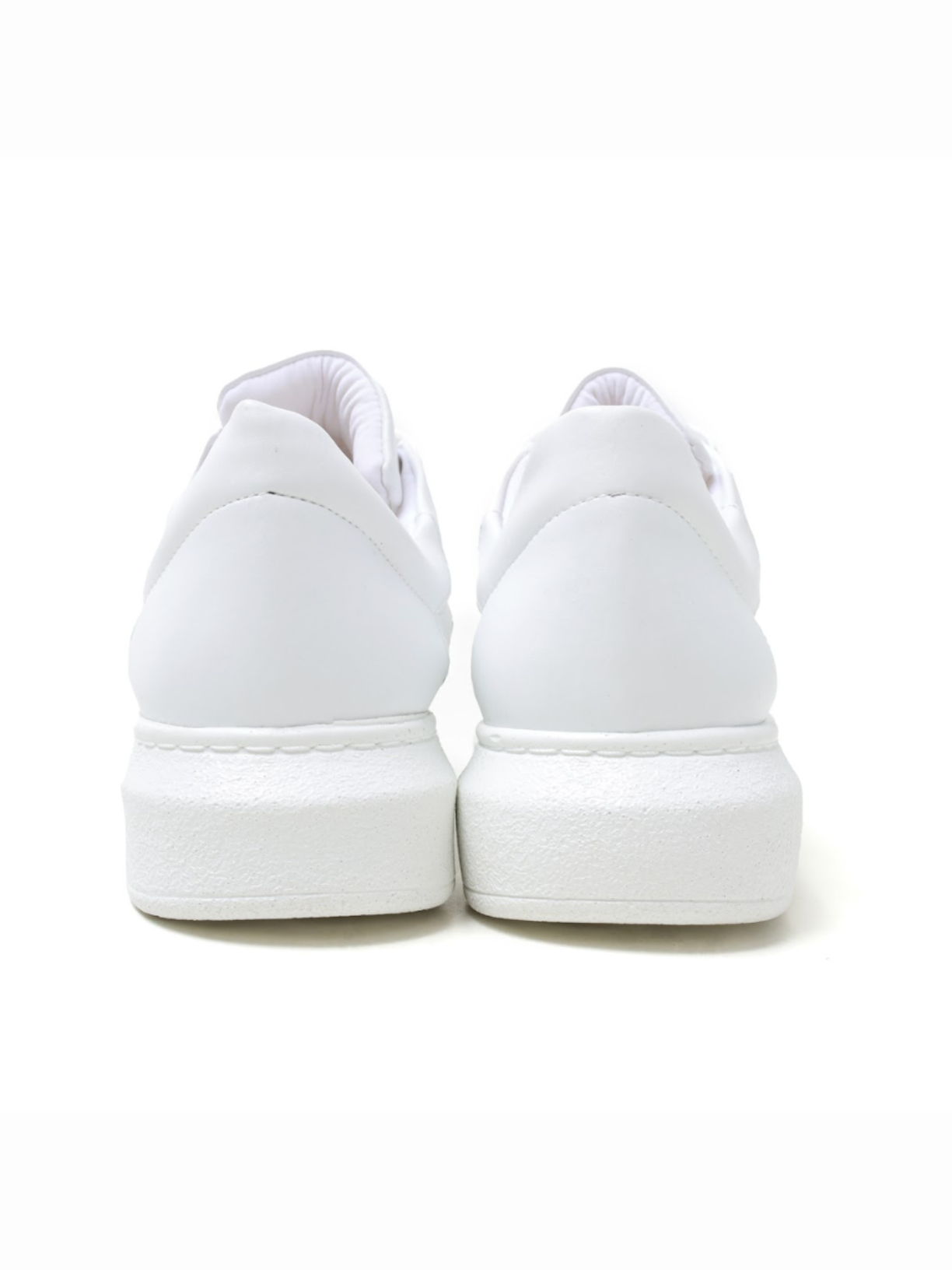 Pluto Pure White casual sneaker in white by Apollo Moda, view 5
