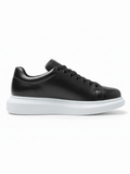 Pluto Shadow Black casual sneaker in black by Apollo Moda, view 3