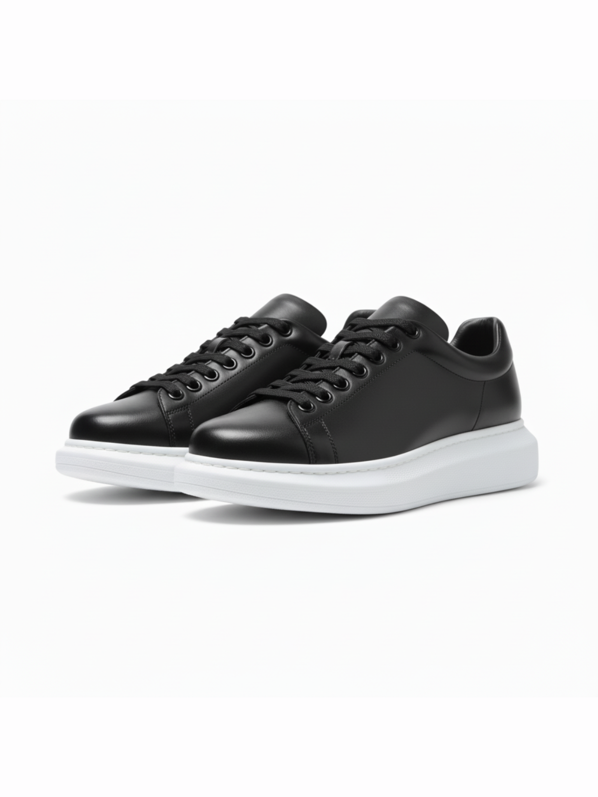 Pluto Shadow Black casual sneaker in black by Apollo Moda, view 4