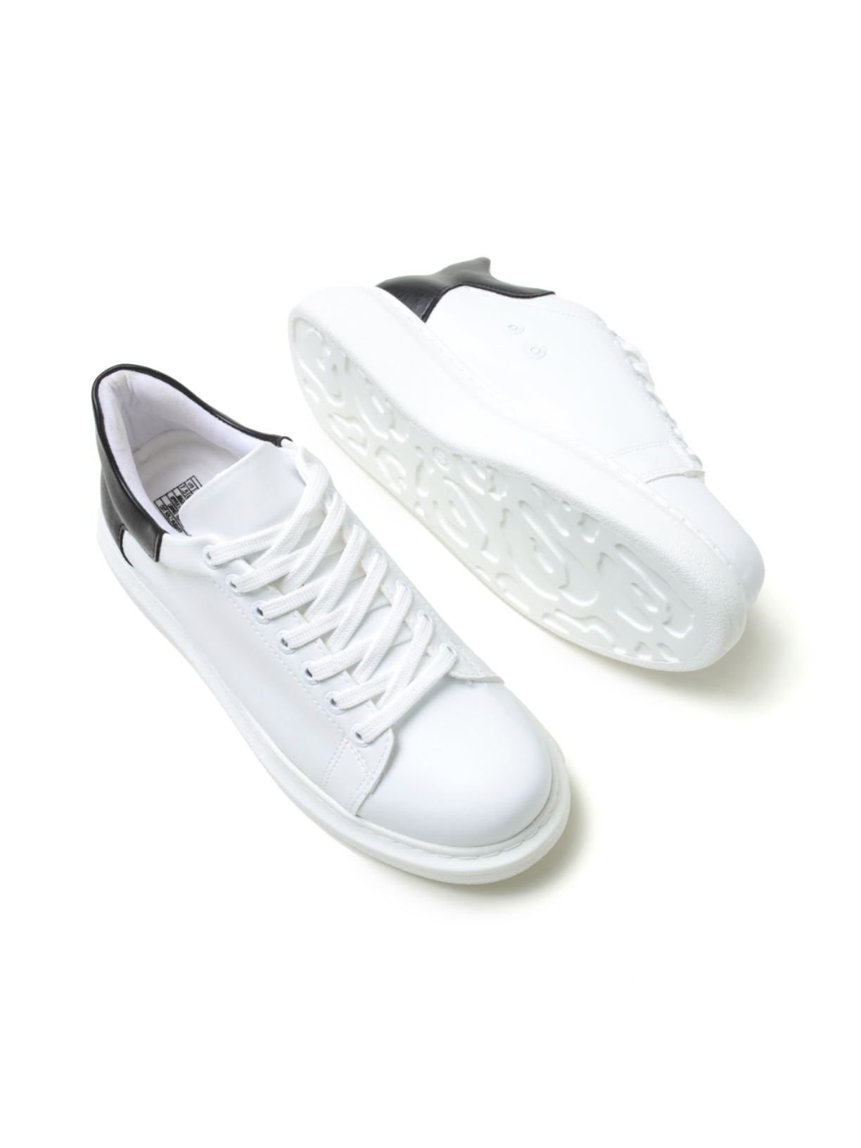 Pluto X Crisp White casual sneaker in white by Apollo Moda, view 4