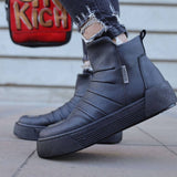 Metal Toe Stylish Boots for Men by Apollo Moda | Luka Noir Mirror Edition