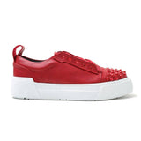 Spike Toe Casual Sneakers for Men by Apollo Moda | Celtics Ruby Rush