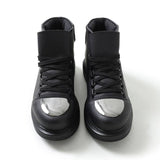 High Top Platform Sneakers for Men by Apollo | Kelly X in Obsidian Elegance