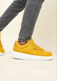 Low Top Casual Sneakers for Men by Apollo Moda | Pluto Goldenrod Yellow