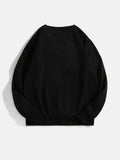 Men Solid Round Neck Sweatshirt - Apollo Moda