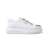 Slip-On Metal Toe Cap Sneakers for Men by Apollo | Luiz X in Pristine Purity