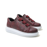 Slip-On Casual Sneakers for Men by Apollo | Luiz in Bordeaux Brilliance