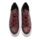 Slip-On Casual Sneakers for Men by Apollo | Luiz in Bordeaux Brilliance