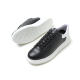 Low Top Casual Sneakers for Men by Apollo Moda | Pluto Midnight Black