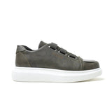 Slip-On Sneakers with Metal Toe for Men by Apollo | Luiz X in Verdant Vogue