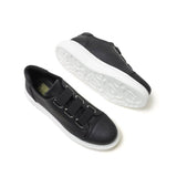 Slip-On Platform Sneakers for Men by Apollo | Luiz in Monochrome Mastery