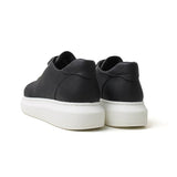 Slip-On Platform Sneakers for Men by Apollo | Luiz in Monochrome Mastery