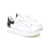 Low Top Casual Everyday Sneakers for Men by Apollo Moda | Pluto Crisp White