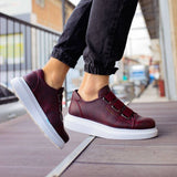 Slip-On Casual Sneakers for Men by Apollo | Luiz in Bordeaux Brilliance